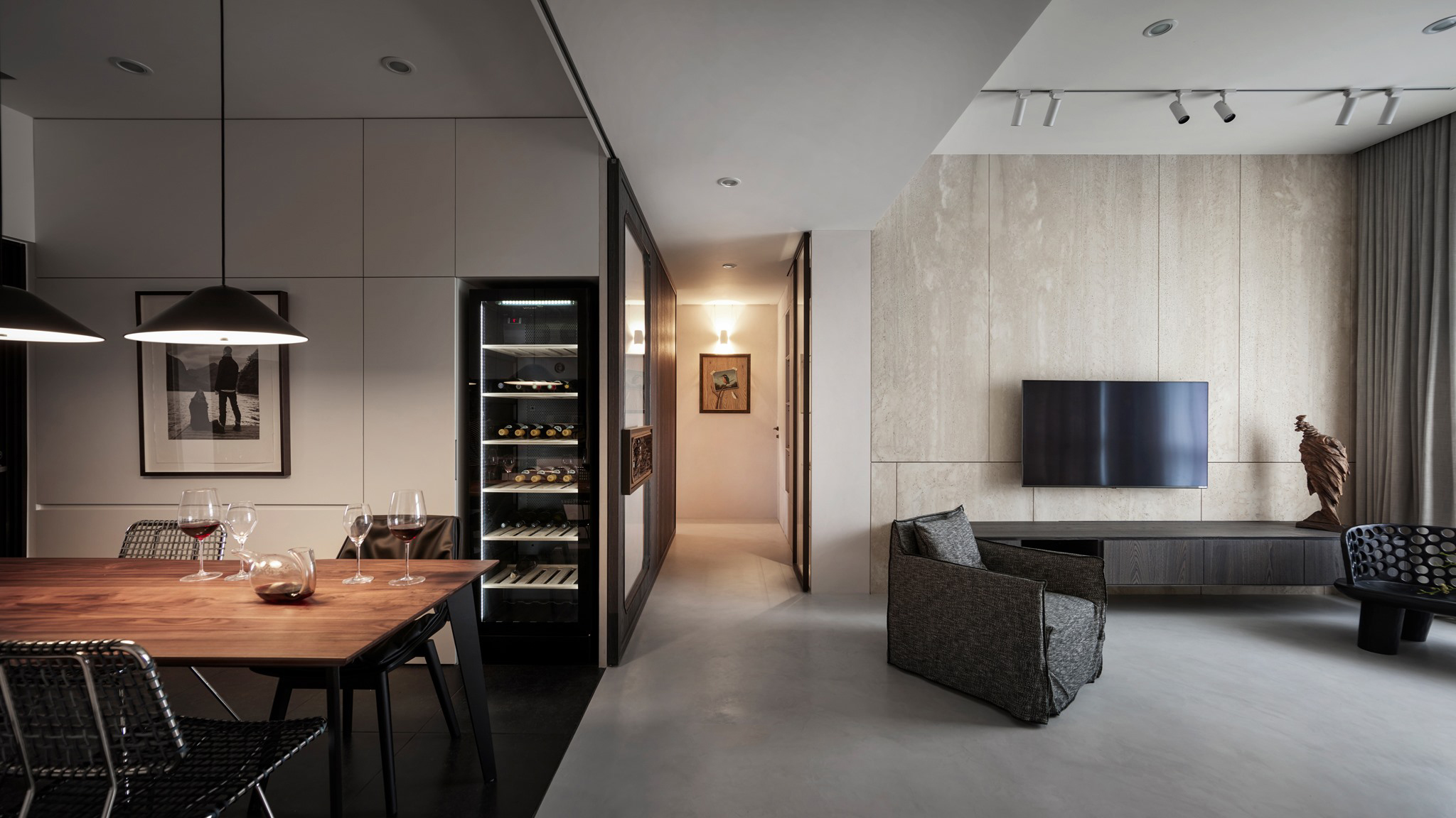 現(xiàn)代混搭風(fēng)格室內(nèi)設(shè)計(jì)家裝案例-客廳走廊 現(xiàn)代混搭風(fēng)格室內(nèi)設(shè)計(jì)家裝案例-客廳走廊