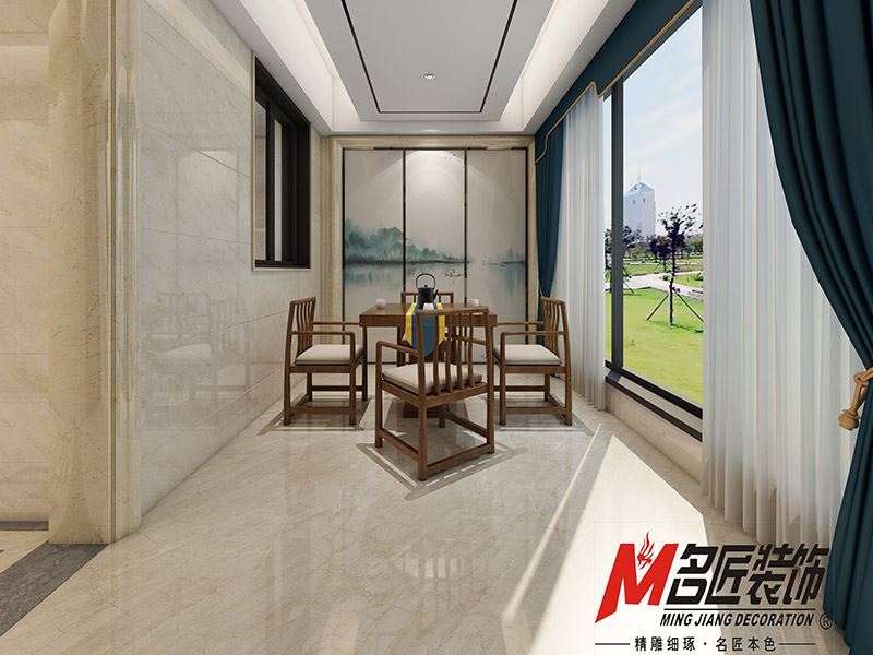 揭陽(yáng)市碧水云天現(xiàn)代風(fēng)格三居室裝修案例