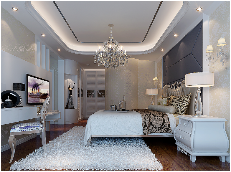 佛山裝修公司簡(jiǎn)歐風(fēng)格室內(nèi)裝修效果圖-臥室 佛山裝修公司簡(jiǎn)歐風(fēng)格室內(nèi)裝修效果圖-臥室