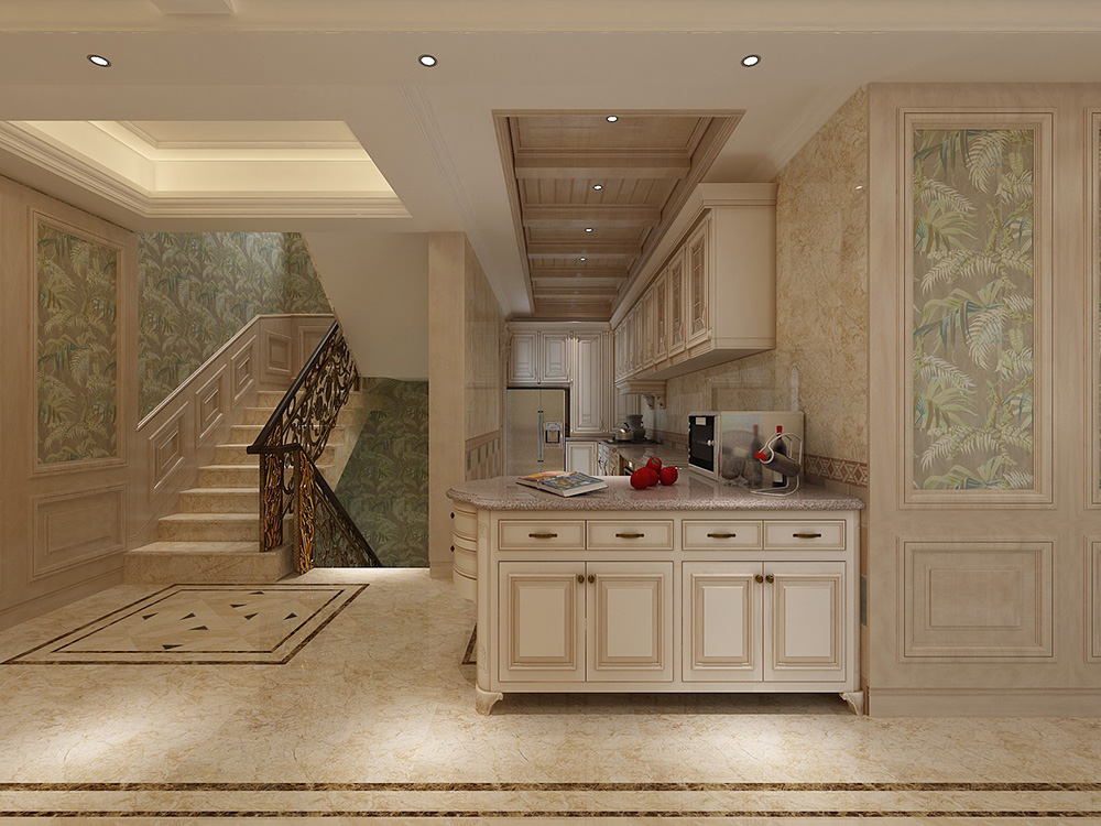 歐式風格別墅裝修設計效果圖-美的御海東郡別墅460平米-別墅樓梯裝修設計 歐式風格別墅裝修設計效果圖-美的御海東郡別墅460平米-別墅樓梯裝修設計