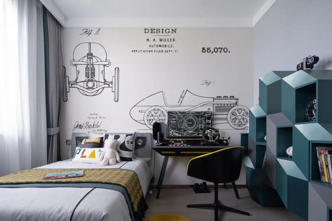 現(xiàn)代輕奢風格室內(nèi)設計家裝案例-兒童房