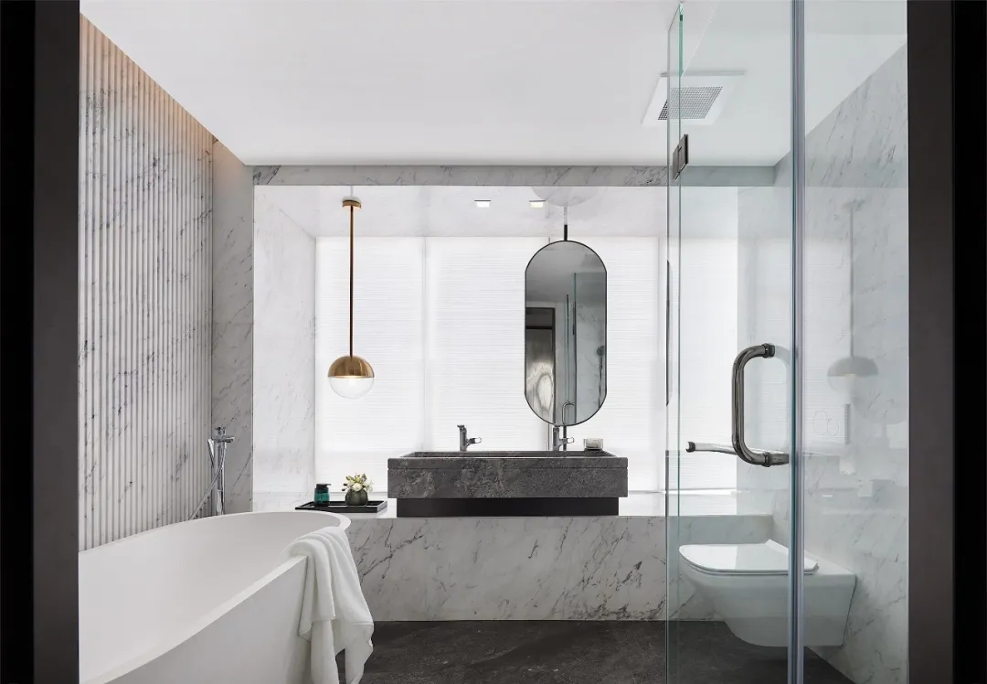 現(xiàn)代輕奢風格室內設計家裝案例-衛(wèi)生間