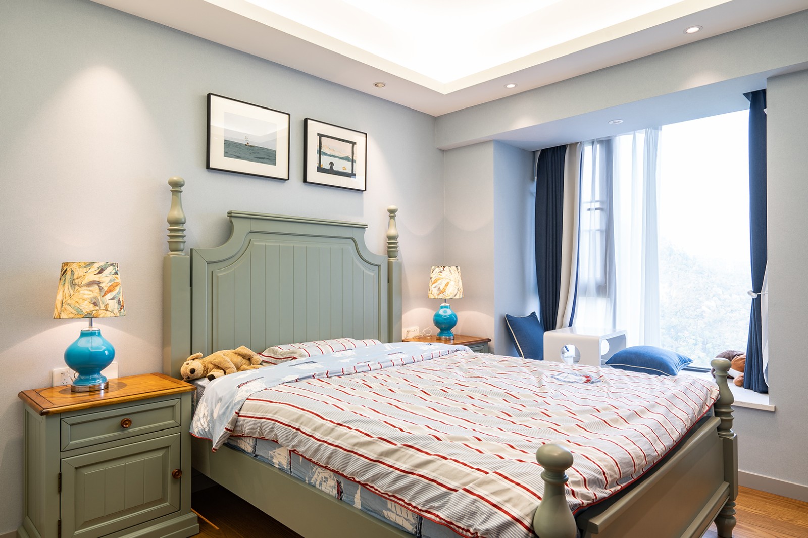 裝修案例美式輕奢風(fēng)格室內(nèi)裝修效果圖-臥室 裝修案例美式輕奢風(fēng)格室內(nèi)裝修效果圖-臥室