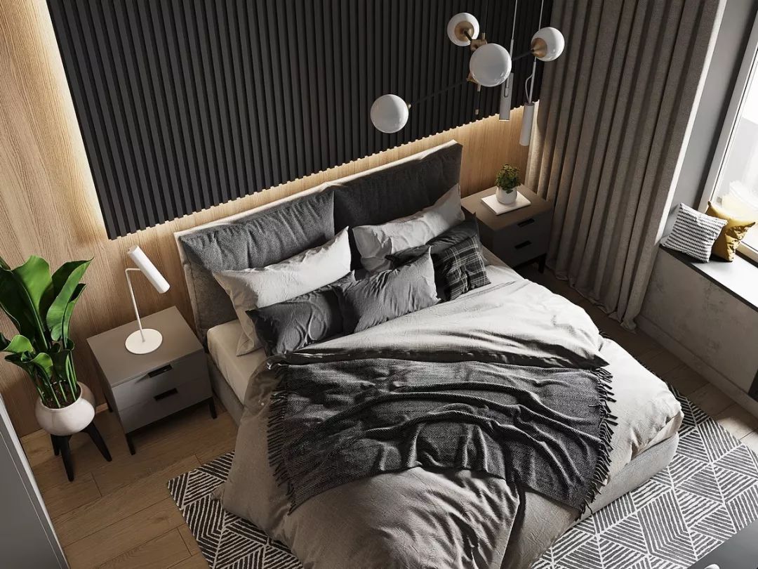 裝修公司現(xiàn)代輕奢風格室內(nèi)裝修效果圖-臥室 裝修公司現(xiàn)代輕奢風格室內(nèi)裝修效果圖-臥室