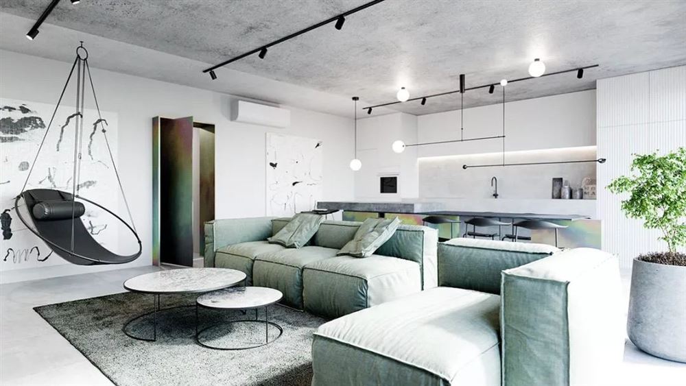 佛山市方直·瓏湖灣北歐風(fēng)格三居室裝修案例