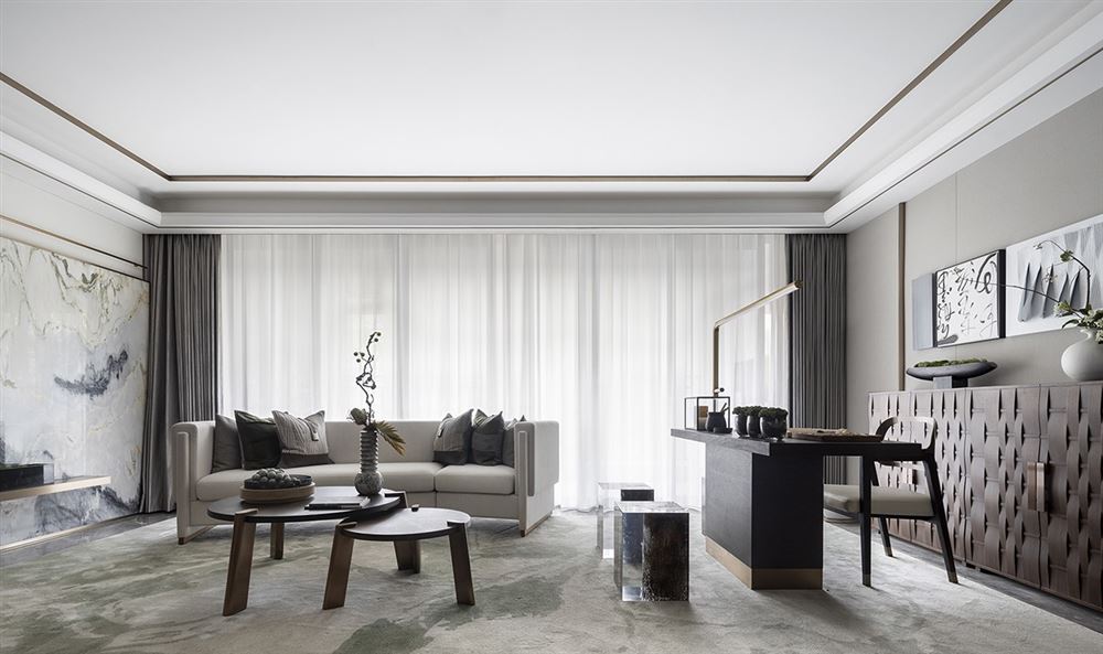 佛山市保利御江南現(xiàn)代簡約風(fēng)格四居室裝修案例