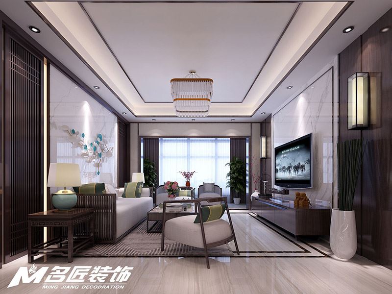 佛山市碧桂園智慧慢城歐式風(fēng)格三居室裝修案例