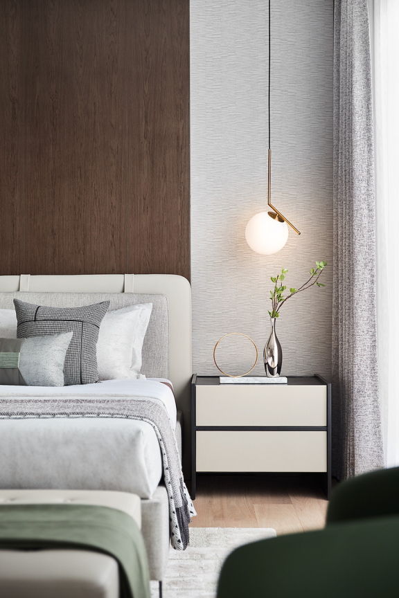 現(xiàn)代簡約風格別墅室內(nèi)設(shè)計家裝案例-臥室床頭柜 現(xiàn)代簡約風格別墅室內(nèi)設(shè)計家裝案例-臥室床頭柜