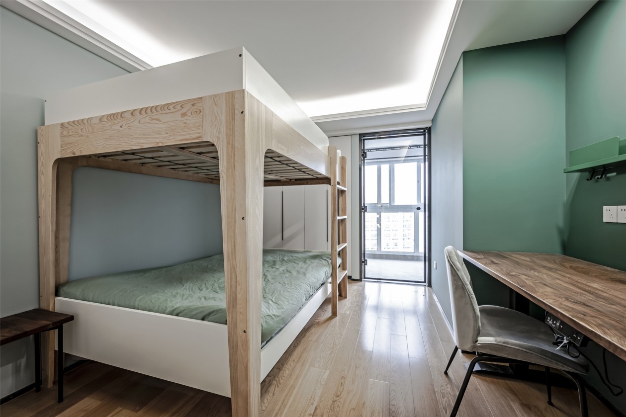 現(xiàn)代前衛(wèi)風(fēng)格室內(nèi)設(shè)計(jì)家裝案例-次臥 現(xiàn)代前衛(wèi)風(fēng)格室內(nèi)設(shè)計(jì)家裝案例-次臥