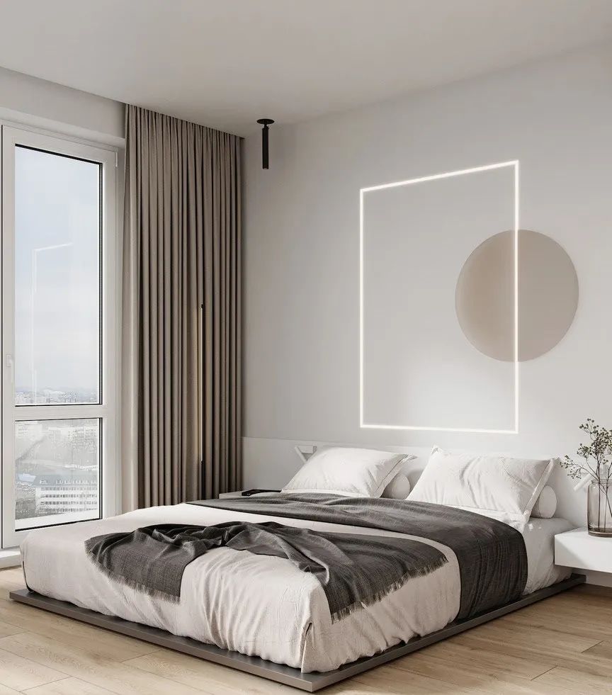 現(xiàn)代簡(jiǎn)約風(fēng)格家裝設(shè)計(jì)室內(nèi)裝修效果圖-臥室 現(xiàn)代簡(jiǎn)約風(fēng)格家裝設(shè)計(jì)室內(nèi)裝修效果圖-臥室