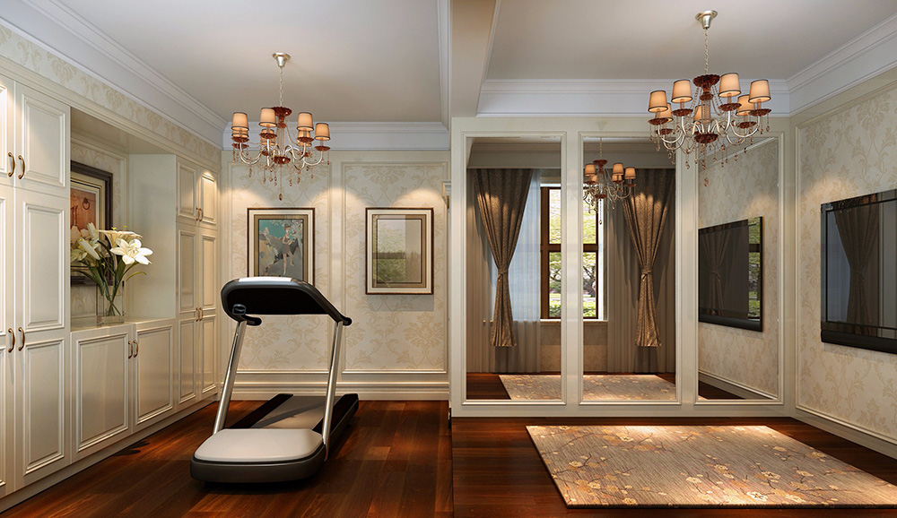 歐式風(fēng)格別墅裝修設(shè)計(jì)效果圖-龍光天瀛別墅430平米-別墅健身房裝修設(shè)計(jì) 歐式風(fēng)格別墅裝修設(shè)計(jì)效果圖-龍光天瀛別墅430平米-別墅健身房裝修設(shè)計(jì)