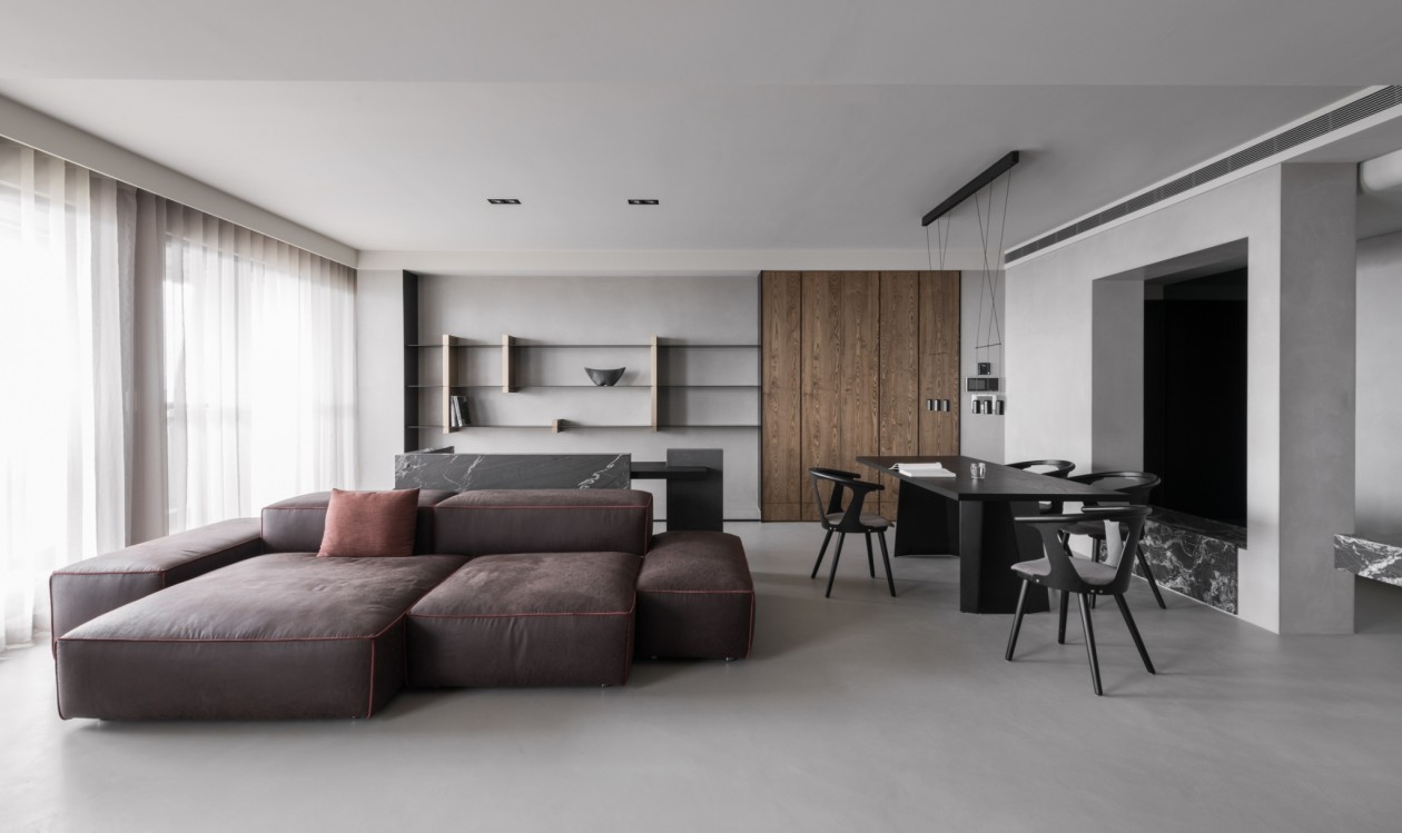 現(xiàn)代極簡(jiǎn)風(fēng)格室內(nèi)設(shè)計(jì)家裝案例-客餐廳 現(xiàn)代極簡(jiǎn)風(fēng)格室內(nèi)設(shè)計(jì)家裝案例-客餐廳