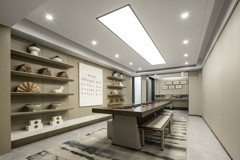 新中式風格別墅家裝案例效果圖-書房 新中式風格別墅家裝案例效果圖-書房