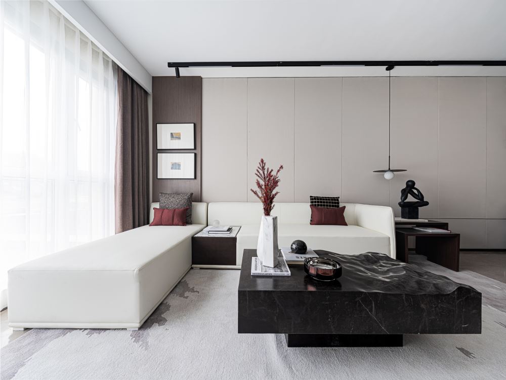 佛山市鵬瑞皓玥灣現(xiàn)代簡(jiǎn)約風(fēng)格三居室裝修案例