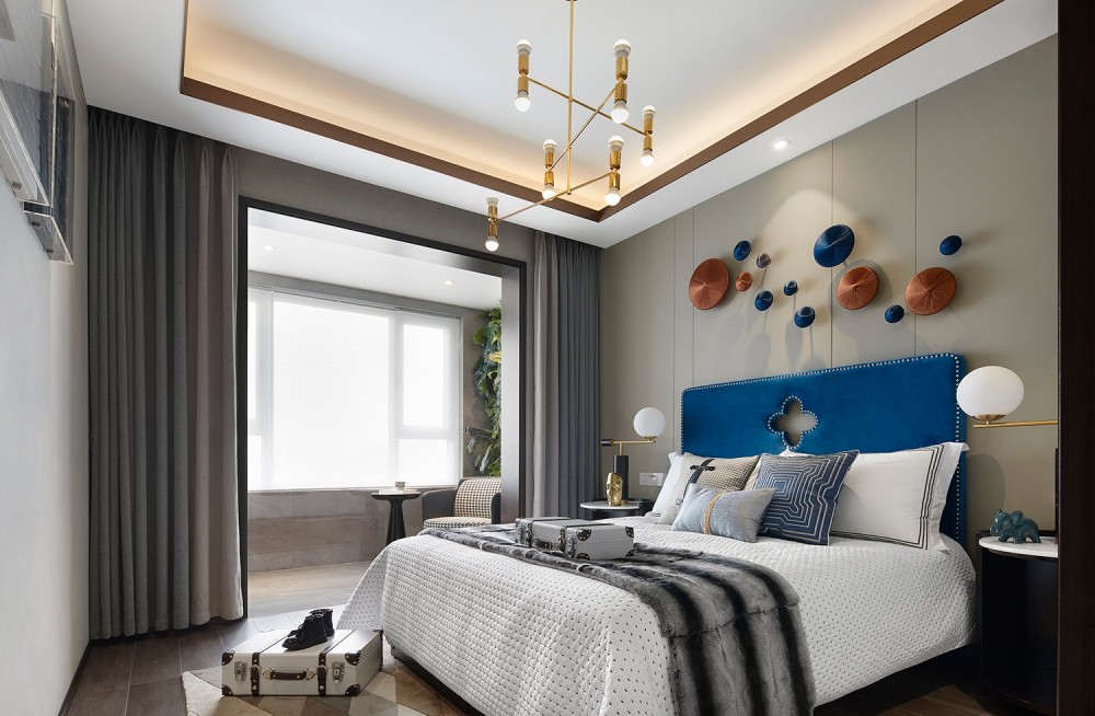 新中式風(fēng)格室內(nèi)設(shè)計家裝案例-次臥 新中式風(fēng)格室內(nèi)設(shè)計家裝案例-次臥