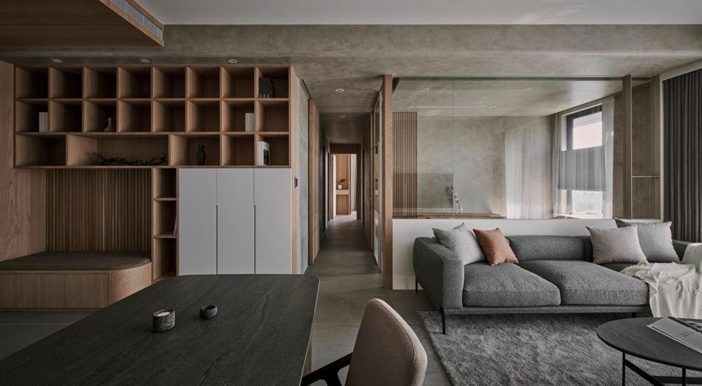 江門市保利中央公園現(xiàn)代簡約風(fēng)格三居室裝修案例