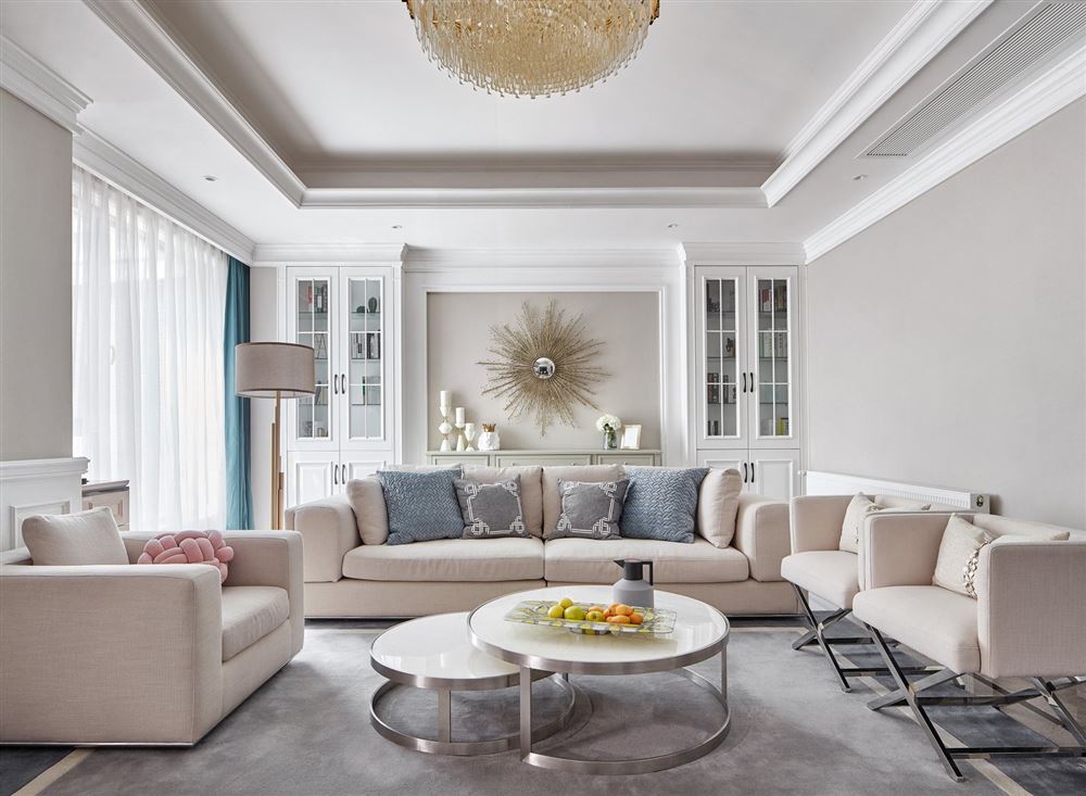 自貢市橋頭鎮(zhèn)新街東樓1-2號歐式風格平層裝修案例