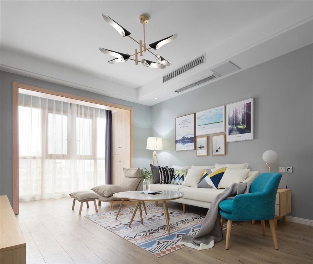 江門(mén)市碧桂園·天麓湖北歐風(fēng)格三居室裝修案例