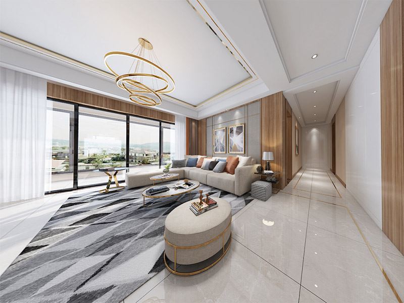 泰州市晨陽(yáng)社區(qū)現(xiàn)代簡(jiǎn)約風(fēng)格平層裝修案例