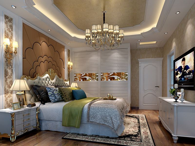 佛山市中建順控·云熙悅城歐式風格四居室裝修案例