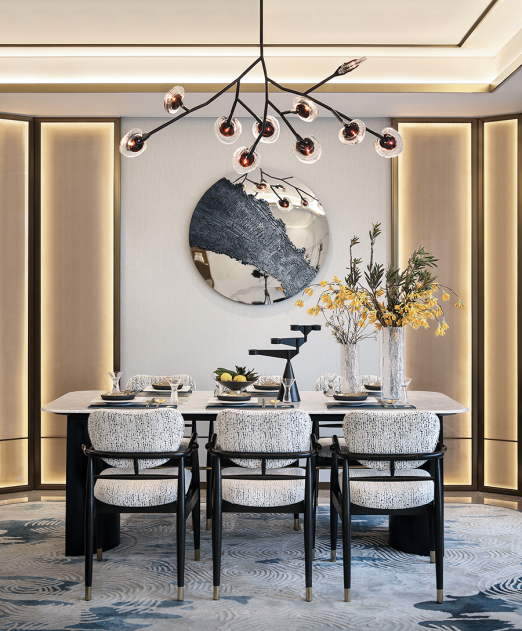 新中式風(fēng)格室內(nèi)設(shè)計(jì)家裝案例-餐廳 新中式風(fēng)格室內(nèi)設(shè)計(jì)家裝案例-餐廳