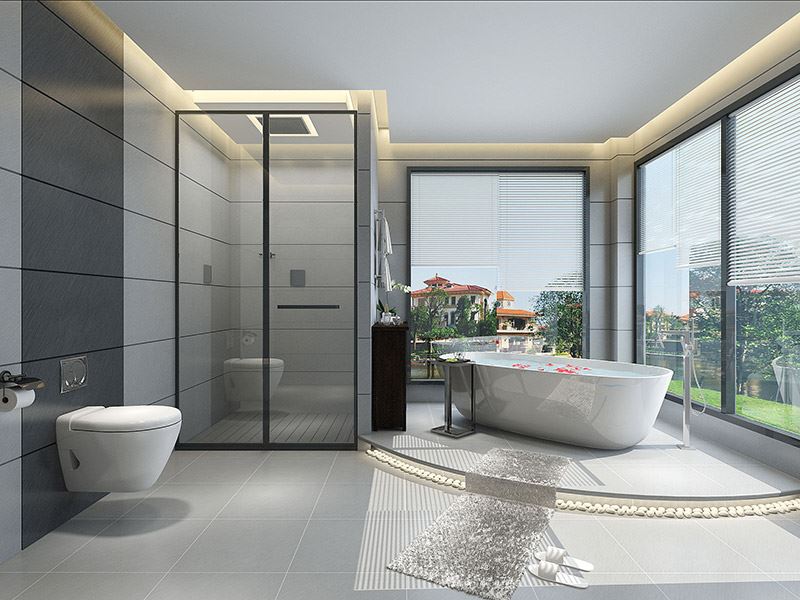 自貢市珍珠寺社區(qū)輕奢風格別墅裝修案例