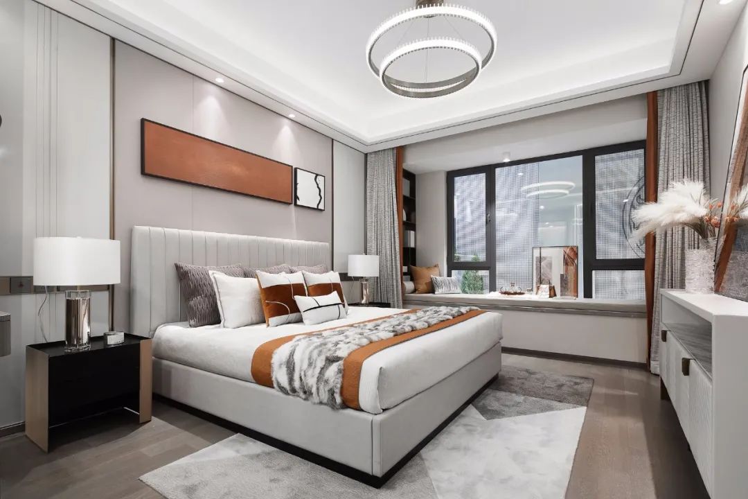 現(xiàn)代簡約風(fēng)格室內(nèi)設(shè)計家裝案例-臥室 現(xiàn)代簡約風(fēng)格室內(nèi)設(shè)計家裝案例-臥室
