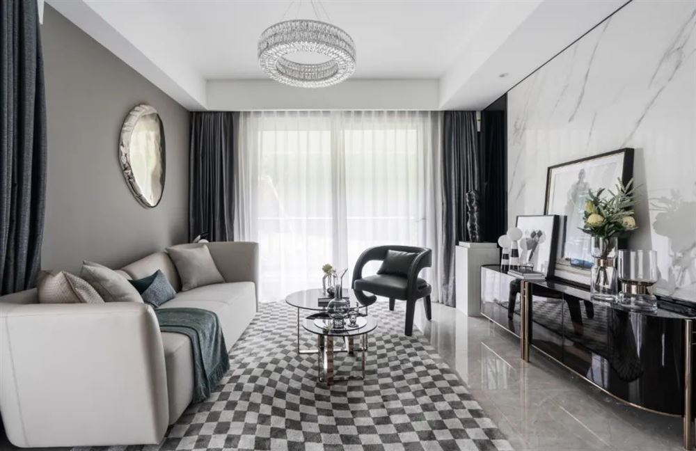 江門市恒大御景半島現(xiàn)代簡約風(fēng)格三居室裝修案例