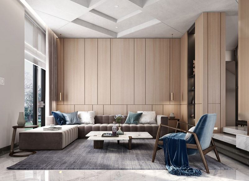 江門市萊茵華庭新中式風(fēng)格別墅裝修案例