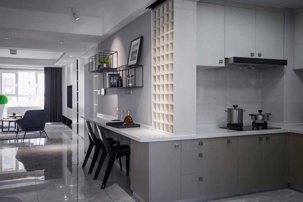 現(xiàn)代簡約風(fēng)格室內(nèi)家裝案例效果圖-廚房 現(xiàn)代簡約風(fēng)格室內(nèi)家裝案例效果圖-廚房