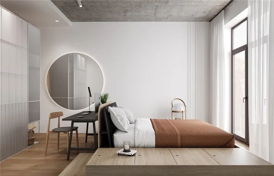 現(xiàn)代原木風(fēng)格家裝設(shè)計室內(nèi)裝修效果圖-臥室 現(xiàn)代原木風(fēng)格家裝設(shè)計室內(nèi)裝修效果圖-臥室