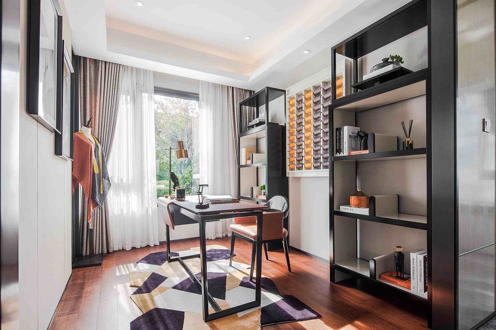 北歐風(fēng)格室內(nèi)家裝案例效果圖-書房 北歐風(fēng)格室內(nèi)家裝案例效果圖-書房