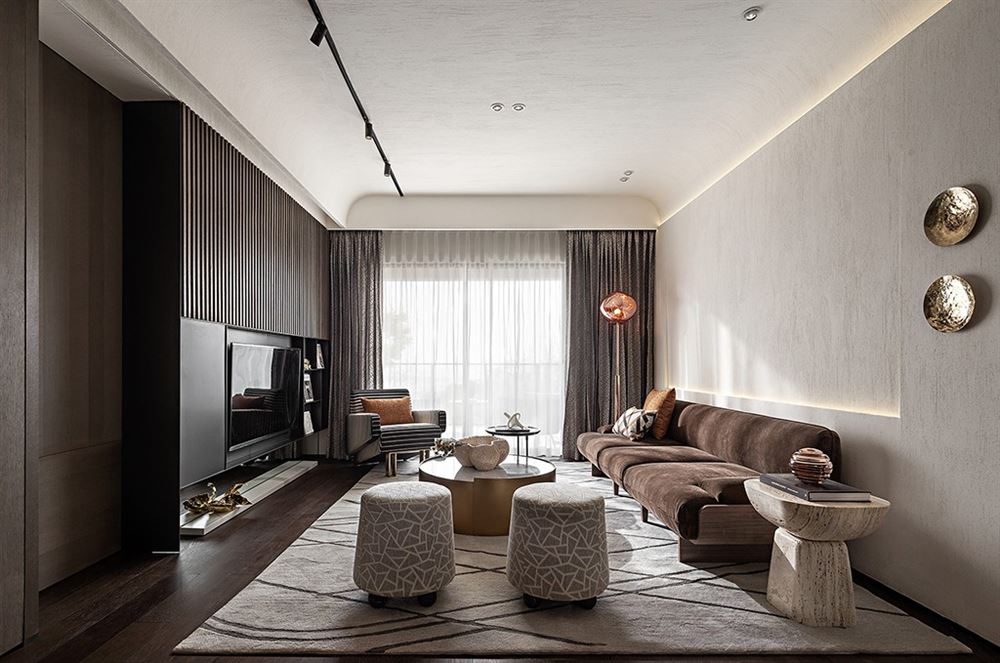 昭通市福都大廈現(xiàn)代簡約風(fēng)格四居室裝修案例