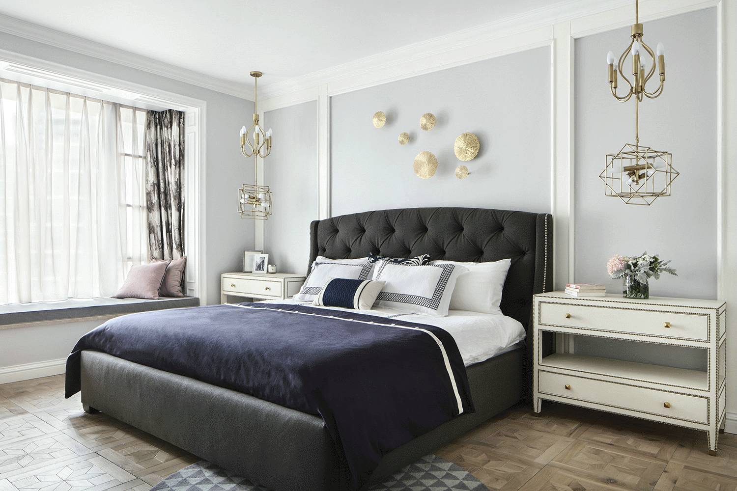 簡(jiǎn)歐輕奢風(fēng)格家裝設(shè)計(jì)室內(nèi)裝修效果圖-臥室 簡(jiǎn)歐輕奢風(fēng)格家裝設(shè)計(jì)室內(nèi)裝修效果圖-臥室