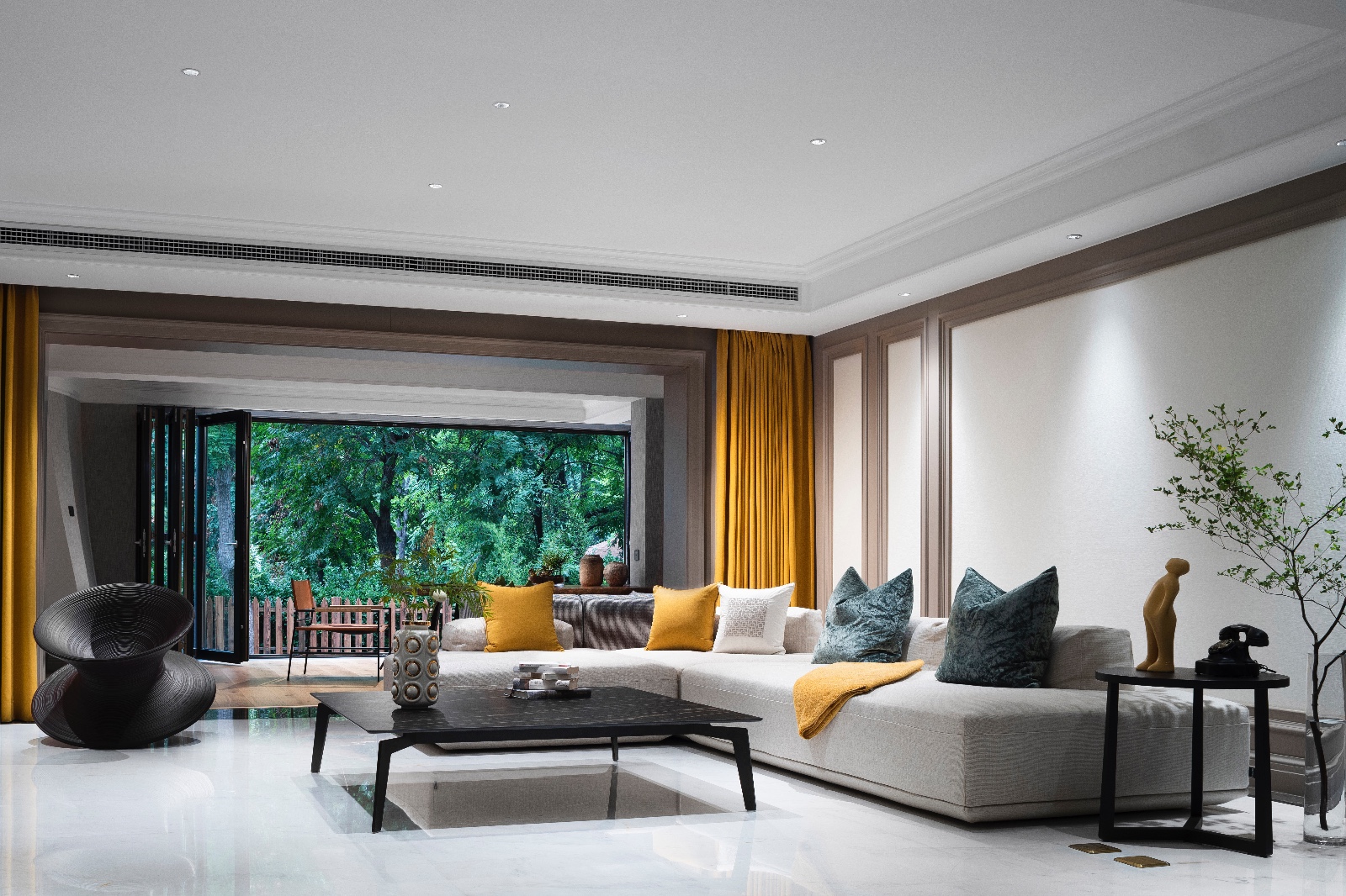 現(xiàn)代美式風格家裝設(shè)計室內(nèi)裝修效果圖-客廳 現(xiàn)代美式風格家裝設(shè)計室內(nèi)裝修效果圖-客廳