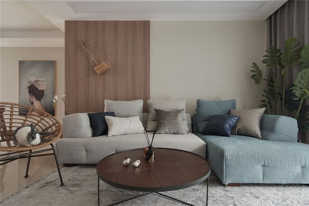 陽江市廣博峰景北歐風(fēng)格二居室裝修案例