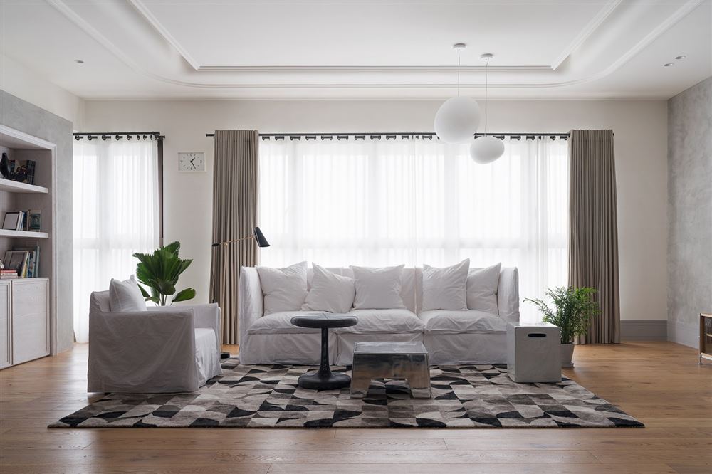 廣州市從都國(guó)際莊園別墅北歐風(fēng)格三居室裝修案例