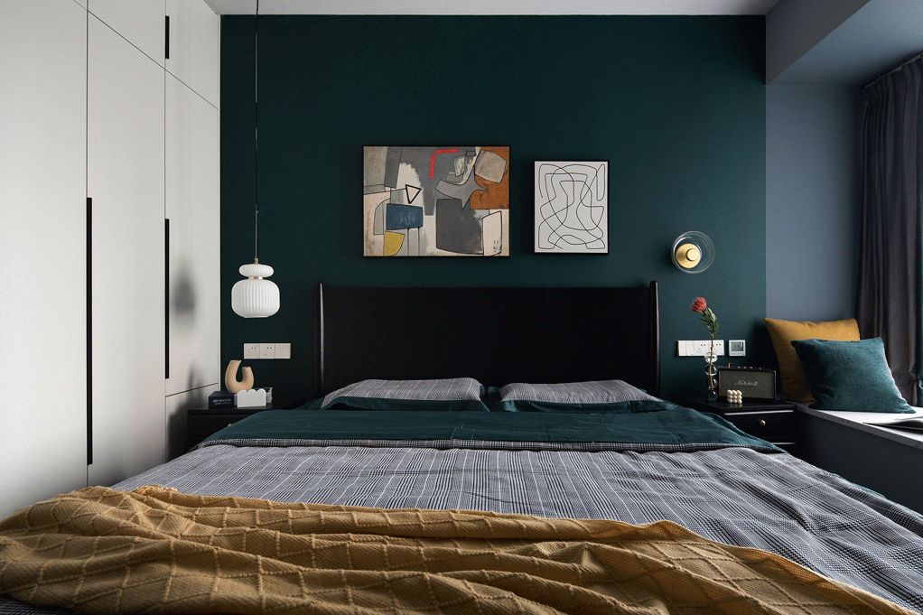 裝修案例輕奢風格室內(nèi)裝修效果圖-臥室 裝修案例輕奢風格室內(nèi)裝修效果圖-臥室