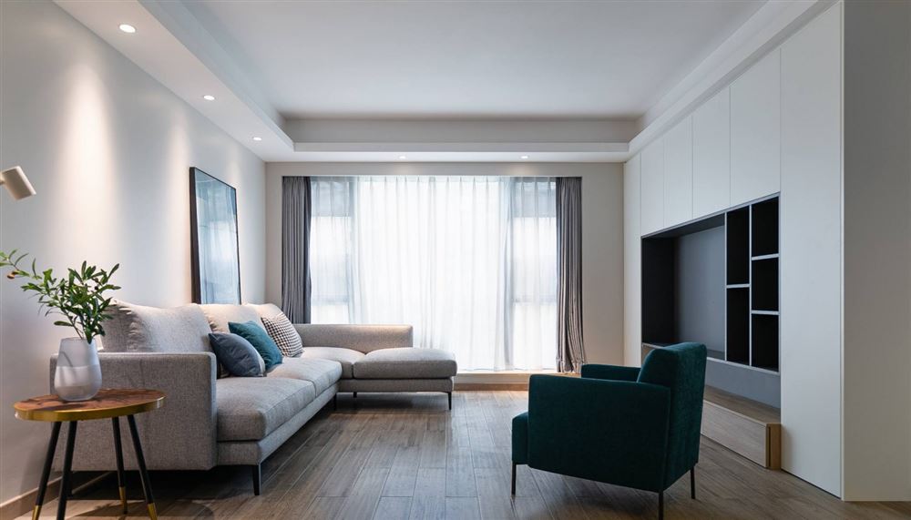 深圳市保利勤誠(chéng)達(dá)譽(yù)都現(xiàn)代簡(jiǎn)約風(fēng)格三居室裝修案例