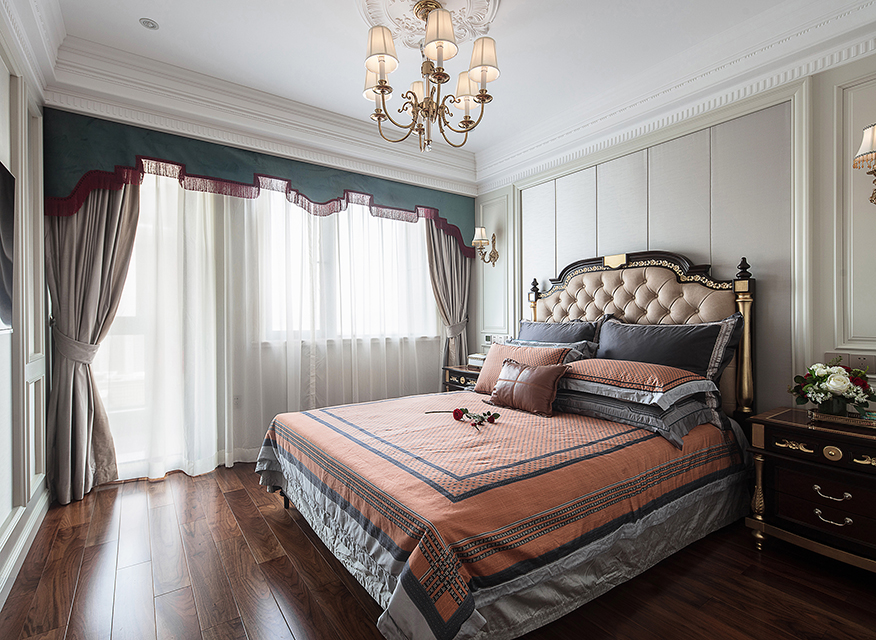 法式混搭風(fēng)格家裝設(shè)計室內(nèi)裝修效果圖-主臥 法式混搭風(fēng)格家裝設(shè)計室內(nèi)裝修效果圖-主臥