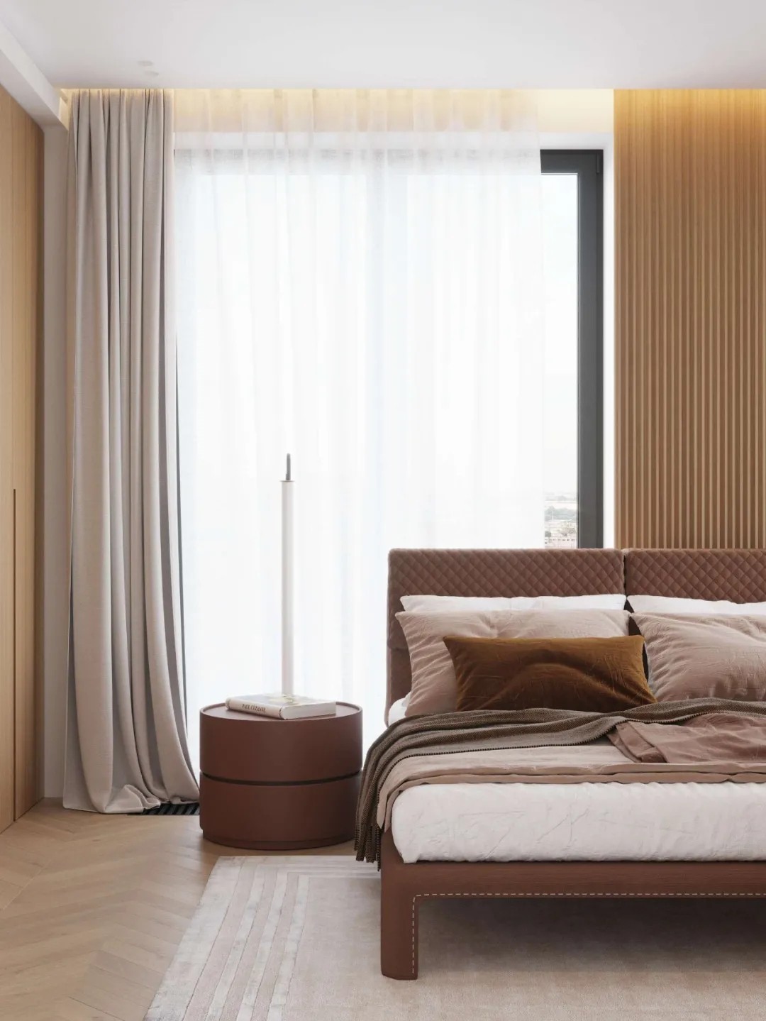 現代簡約風格家裝設計室內裝修效果圖-主臥 現代簡約風格家裝設計室內裝修效果圖-主臥