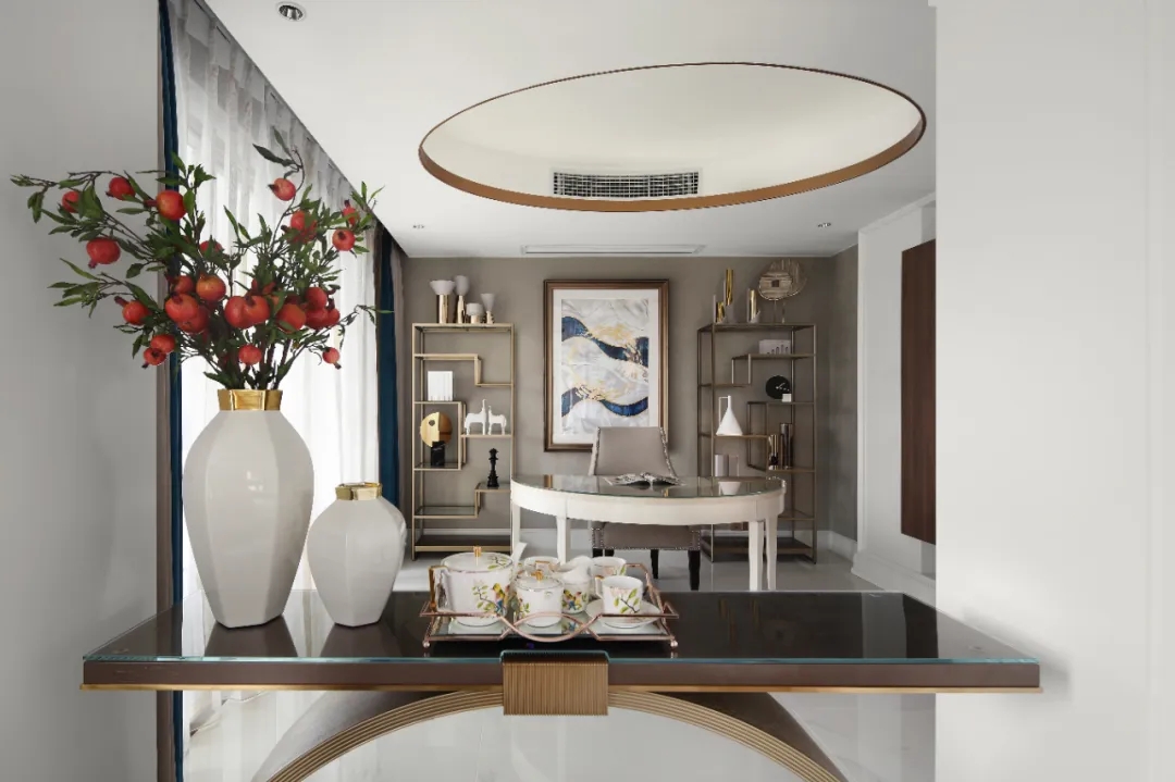 輕奢風格家裝設(shè)計室內(nèi)裝修效果圖-餐廳 輕奢風格家裝設(shè)計室內(nèi)裝修效果圖-餐廳