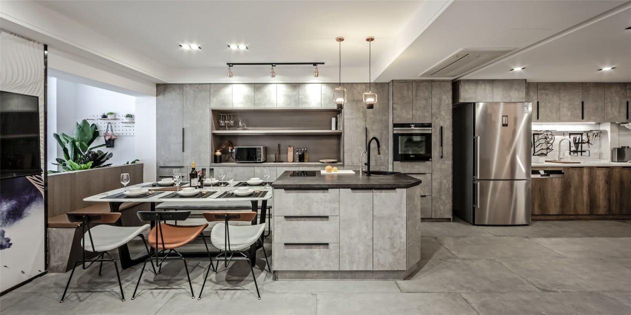 現(xiàn)代前衛(wèi)風(fēng)格室內(nèi)設(shè)計(jì)家裝案例-餐廳 現(xiàn)代前衛(wèi)風(fēng)格室內(nèi)設(shè)計(jì)家裝案例-餐廳