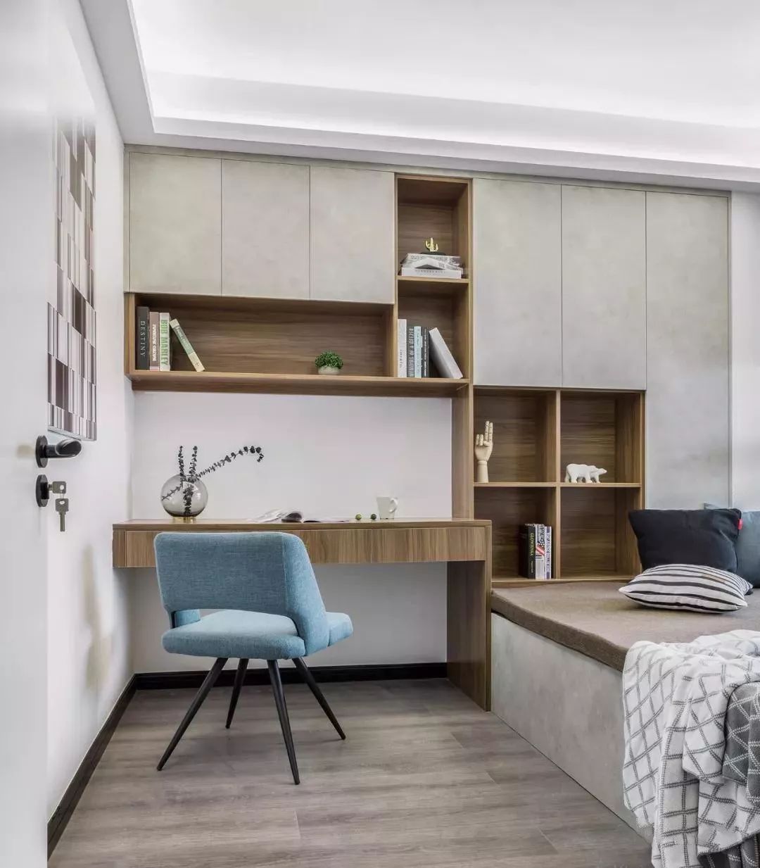 現(xiàn)代簡約風(fēng)格室內(nèi)設(shè)計(jì)家裝案例-臥室 現(xiàn)代簡約風(fēng)格室內(nèi)設(shè)計(jì)家裝案例-臥室