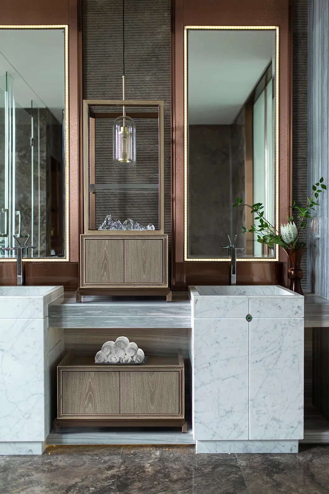 新中式風(fēng)格家裝設(shè)計復(fù)式裝修效果圖-衛(wèi)生間 新中式風(fēng)格家裝設(shè)計復(fù)式裝修效果圖-衛(wèi)生間