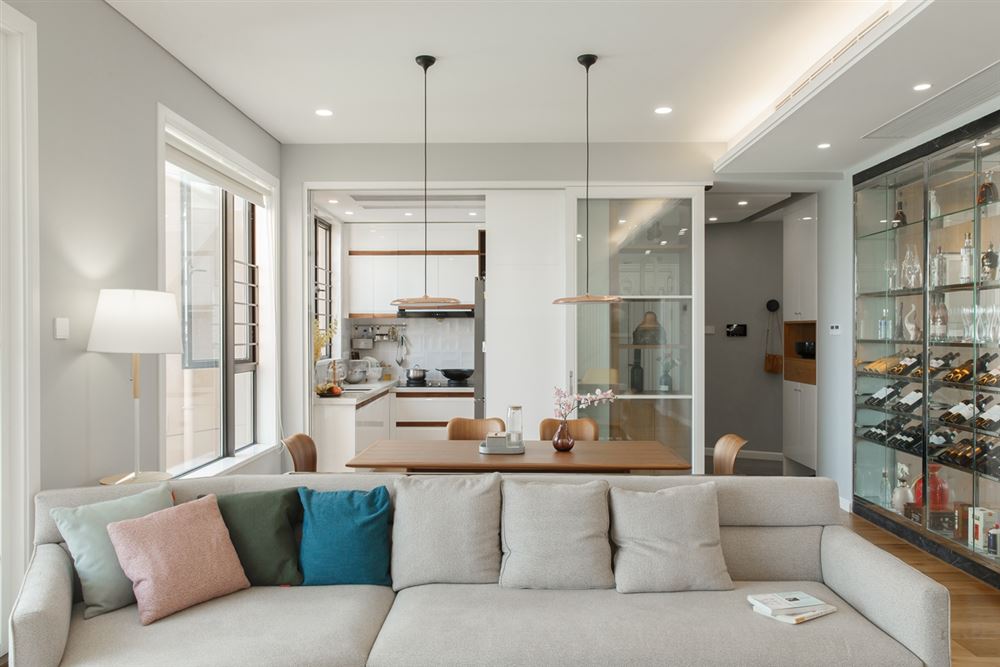 江門(mén)市碧桂園公園1號(hào)北歐風(fēng)格四居室裝修案例