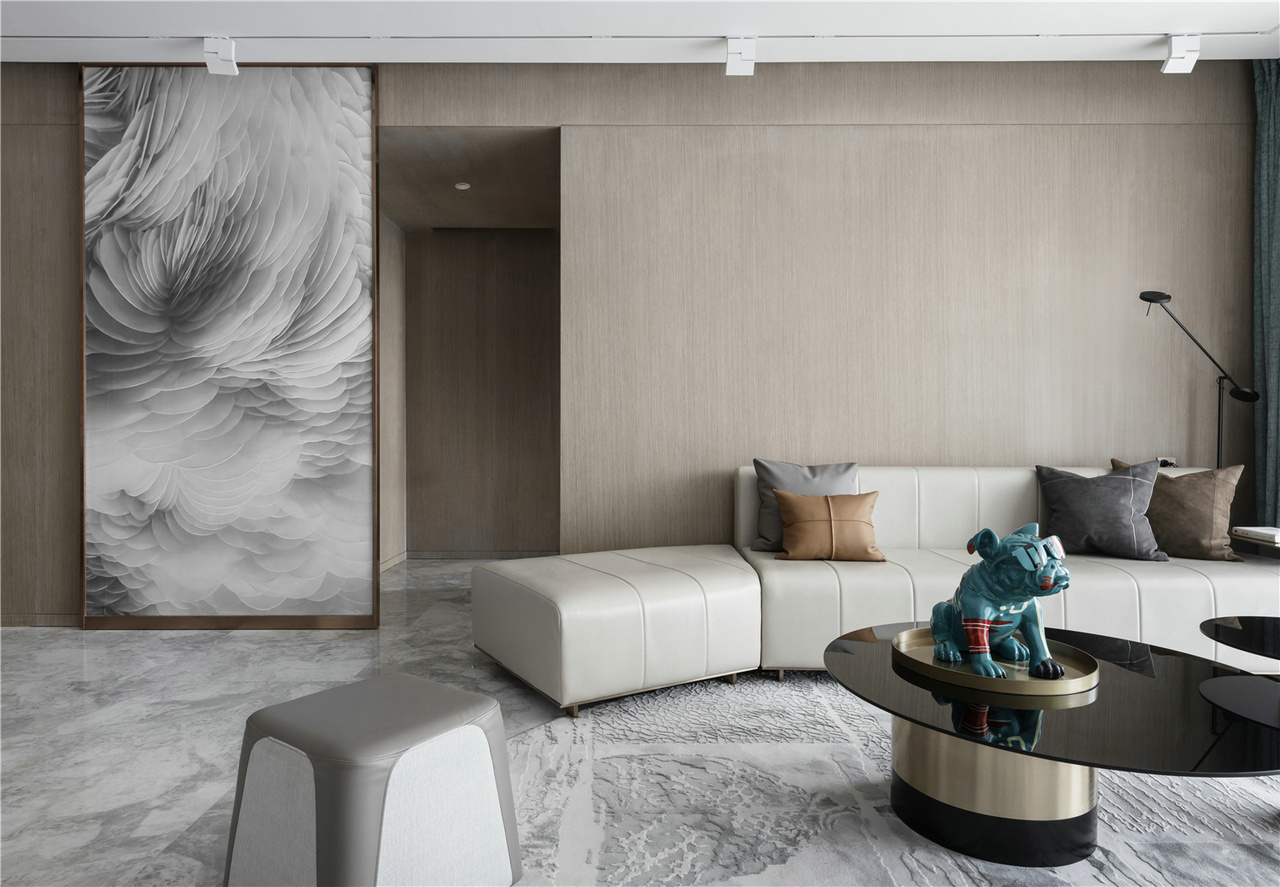 現(xiàn)代簡約風格室內設計家裝案例-客廳背景墻 現(xiàn)代簡約風格室內設計家裝案例-客廳背景墻