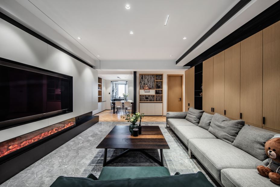 江門市銀泉花園現(xiàn)代簡約風格四居室裝修案例