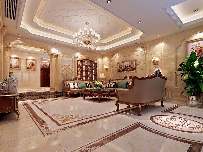 河源市碧桂園星鉆歐式風(fēng)格別墅裝修案例