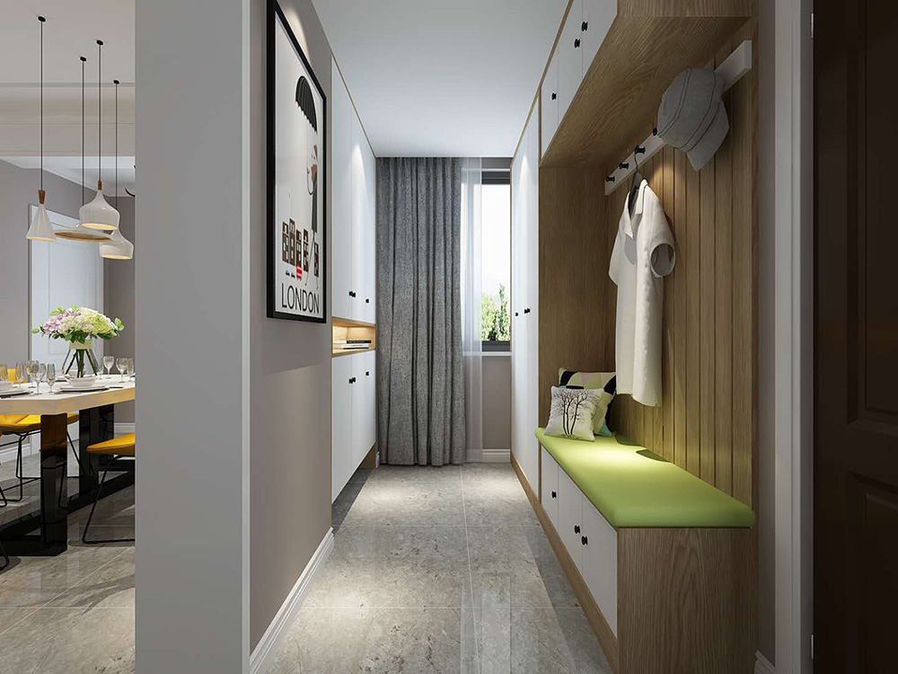 裝修公司北歐風格室內裝修效果圖-玄關 裝修公司北歐風格室內裝修效果圖-玄關